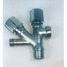 Çamaşır Bulaşık Dual Çıkışlı Taharet Musluğu Çok Renkli