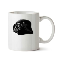 Darth Vader Star Wars Kask İki Tarafı Baskılı Kupa Bardak Çok Renkli