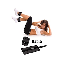 Spor Byfit 0,25 Kg x 2 Adet Siyah El veya Ayak Bileği Ağırlığı Siyah