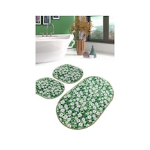 Cladant Banyo Halısı Djt 3 Lü Set Çok Renkli