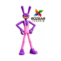 Digital Circus Jax Karakteri T13 Dummy Tüm Eklemleri Hareketli Pozlanabilir Figür