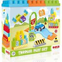 5025 Yol ve Blok Set 50 Pcs Dolu Oyuncak