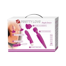 Hızlı Express Pretty Love Usb Şarjlı Titreşimli Çiftlere Özel 5 Parça Fantezi Vibratör Set