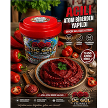 Üç Gül Ticaret El Yapımı Süs Biber Salçası Atom 1 Kg