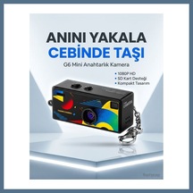 Buradabulabilirsin G6 Thumb Camera Mini  1080p Hd Video Kayıtlı Retro Tasarım Taşınabilir Mini Dijital Kamera Bbz