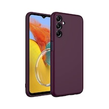 Kilifone - Samsung Uyumlu Galaxy A15 - Kılıf İçi Kadife Koruyucu Mara Lansman Kapak - Koyu Mor