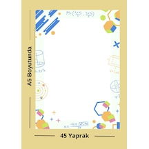 Matematik Ve Bilim Temalı A5 Not Defteri 45 Yaprak Çok Renkli