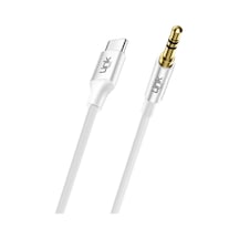 A586 Type-c - 3.5mm Aux Kablo 1mt Beyaz