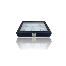 Richbox Küpe Kutusu Küpe Çantası 18x24cm Siyah