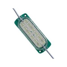 12v 2.4w Yeşil 2 Sıra Geniş Kasa Modül Led 10 Adet