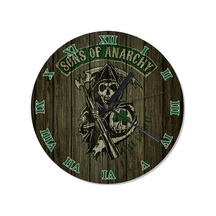 Sons Of Anarchy Anarşinin Oğulları Desenli Duvar Saati (407695619) Çok Renkli