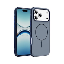 Joko Apple iPhone  Uyumlu  17 Pro Max Neksa Magsafe Kapak - Lacivert Çok Renkli