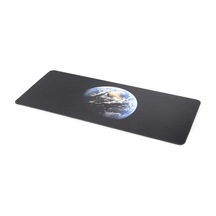 Büyük Oyuncu Mouse Pad 300x700 Mm Mikro Kumaş Yüzeyli Desenli Mousepad, Kaymaz Kauçuk Tabanlı Xl Masa Matı Dünya