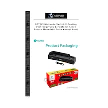 Coteci Nintendo Switch 2 Cooling Dock Soğutucu Şarj Standı Cihaz Tutucu Masaüstü Ünite Konsol Aleti
