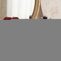 Kişiye Özel Fotoğraflı Love Yazılı Sihirli Ayna - Led Işıklı Kalp Makyaj Aynası Ve Çerçeve Kırmızı