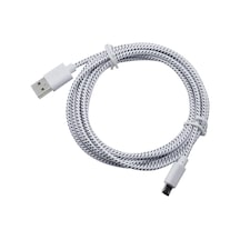 Mikro Usb Kablosu 2.4a Hızlı Şarj Cep Telefonu Şarj Tarih Kablosu Samsung Uyumlu White Micro Usb 3m Diğer