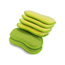 Tarafından Mutfak İçin Çok Amaçlı Ovma Süngerleri Çizilmez Mikrofiber Sünger Ağır Hizmet Tipi Ovma Gücü İle