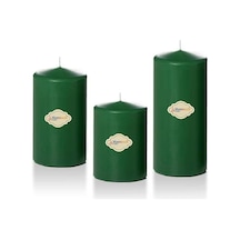 3 Lü Small Set Mum Yeşil Çap :5 cm