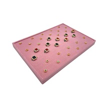 Yüzük Ve Koldüğmesi Tablası Batırmalı Pembe