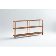 Dublin Vega Kitaplık Natural 150x35x75 Cm Atlantik Çam