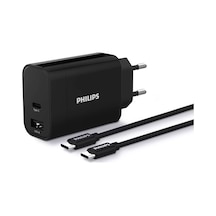 Philips Dlp2621c Usb-a Ve Usb-c Bağlantısı Type-c Kablolu Duvar Şarj Adaptörü-dlp2621c/12
