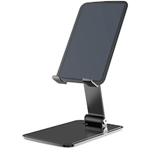 Cbtx T15 Video Kayıt / Facetime Çağrı Cep Telefonu Stand Açısı Ev Ofis İçin Ayarlanabilir Katlanır Tablet Tutucu Braketi Siyah