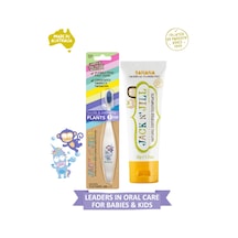 Jack N Jill Bebek/çocuk Diş Fırçalama Seti Unicorn&monkey Diş Fırçası + Muz Aromalı Diş Macunu 50g