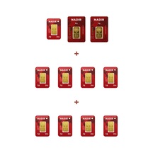Nadir Gold 24 Ayar 19 Gram Külçe Altın 2 Adet 5 Gram Külçe Altın + 9 Adet 1 Gram Külçe Altın