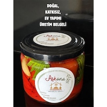 Közlenmiş Kapya Biber 300g - Ev Yapımı Katkısız Hakiki Köz Ateşi Paprika Biber Konservesi