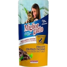 Miglior Gatto Tavuklu Hindili Yaş Kedi Maması 100 Gr 103 Ivory