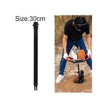 Rogfer 30cm Kazma Makinesi Zemin Matkap Dikim Makinesi Matkap Bit Uzatma Çubuğu, Boyut:30 Cm