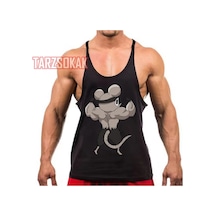 Tarzsokak Gym Tank Top Fitness Sporcu Atleti Gym62 Siyah