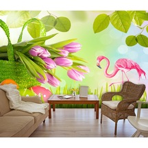 Flamingo Özel Tasarım Duvar Kağıdı