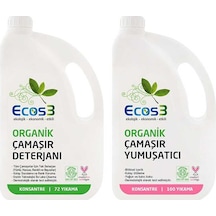 Ecos3 Organik Çamaşır Yıkama Seti (2 X 2,5 Lt)