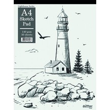 Eskiz Defter Light House A4 64393-6 Çok Renkli
