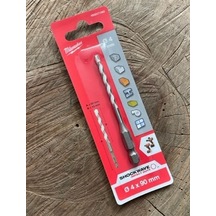 Milwauke 4mm Ahşap Metal Beton Delme Ucu Mermer Granit Delme Ucu 90mm Matkap Ucu