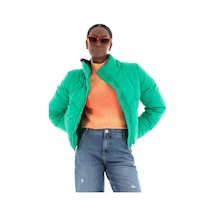 Only Kadın Parlak Yeşil Onlmaggi Puffer Şişme Mont - 15304020 Renkli