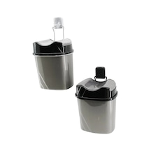 Metal Askılı Plastik Çöp Kovası Yapışkanlı Montaj 5365 Çok Renkli