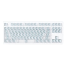 Akko Monsgeek M3 V5 He White Transparent Astroaim Manyetik Switch 8k Hz Hall Effect Hotswap Rgb Kablosuz İngilizce Gaming Klavye