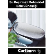 Özel Üretim Pratik Hafif Su Geçirmez Sızdırmaz Motosiklet Sele Koruma Güneşliği - 60 Cm X 35 Cm