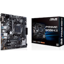 Asus Prime B450M-K II AMD B450 4400 MHz (OC) Soket AM4 mATX Anakart