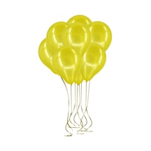100lü Lateks Pastel Balon Sarı 12inç Sarı