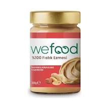 Wefood %100 Fıstık Ezmesi Sade 300 G 3'lü Paket