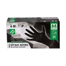 Haspet - Ekstra Kalın Siyah Nitril Eldiven