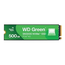 500 Gb Wd Green Sn3000 Pcı-4.0 5000mb/s 4100mb/s M2 Nvme Ssd Wds500g4g0e