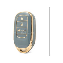 Honda Yeni Fe1 Civic Crv Hrv Accord Smart Nano Anahtar Kılıfı Yeşil Gold Renk