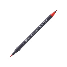 Zig Art&Graphic Twin Rb+F Çift Uçlu Çizim Kalemi 029 Carmine Red