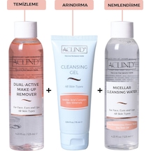 Aclind Cleansing Gel 75 ML + Dual-Active Make-Up Remover 125 ML + Micellar Cleansing Water 125 ML