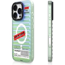 İphone 16 Pro Uyumlu Kılıf Magsafe Şarj Özellikli Youngkit Chameleon Serisi Kapak Kırmızı