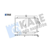 Klima Radyatörü 206 Kale Radyatör 6455.x9 200abc020